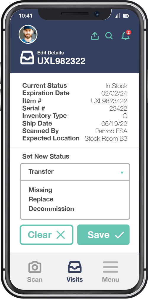 Screenshot of Remote Field Management in Salesforce on a mobile phone
